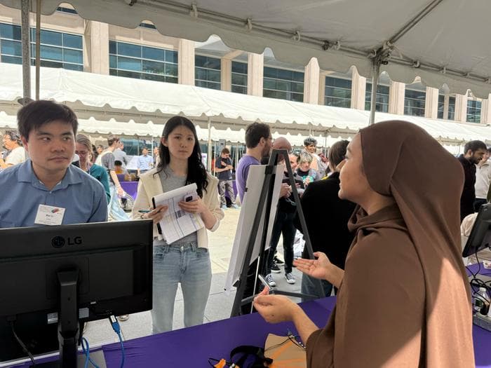 Presenting at the 2025 NYU Tandon Research Excellence Exhibit