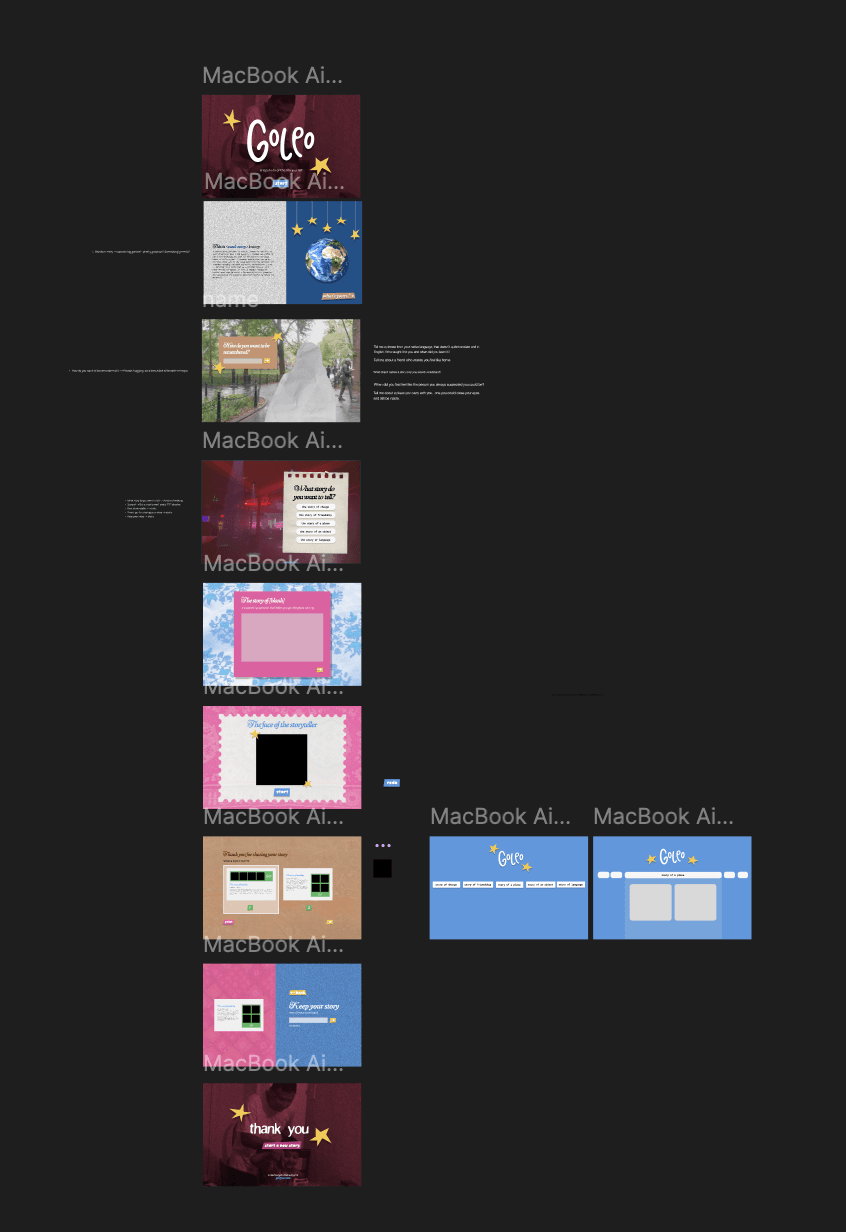 Redesigned interface